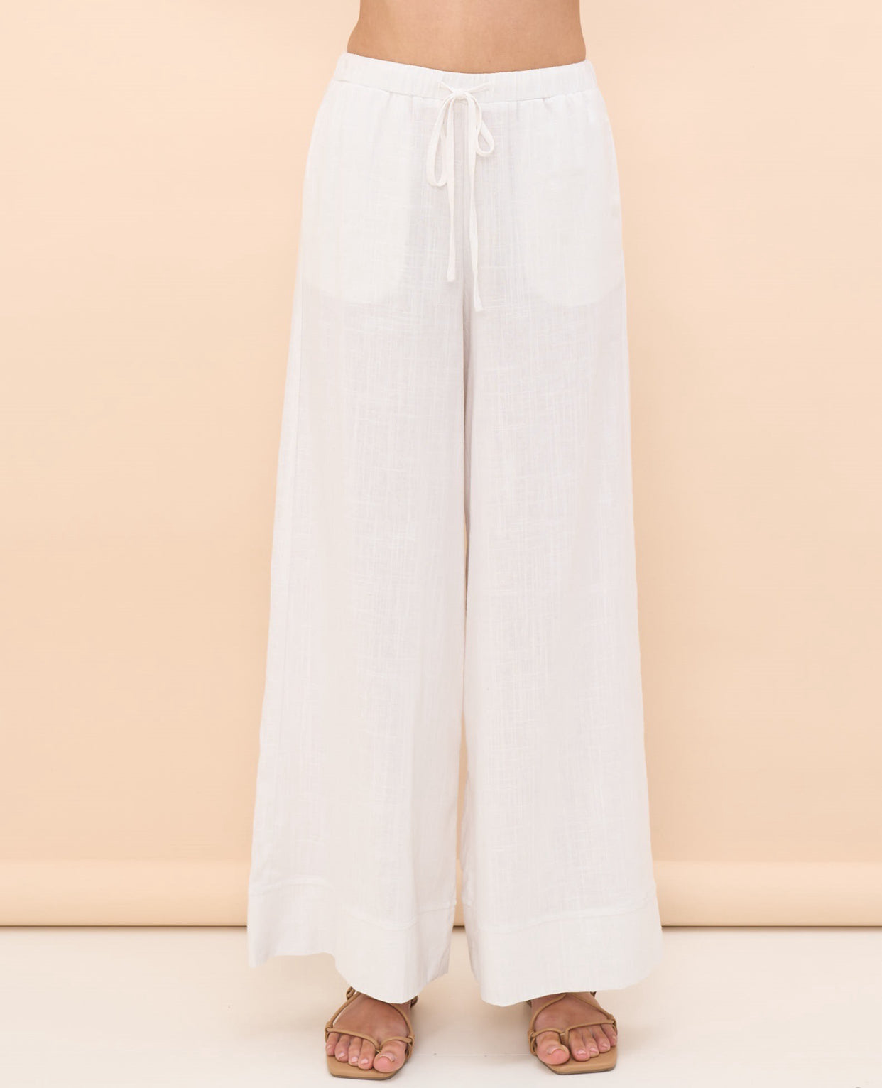 Patty Linen Pant - White