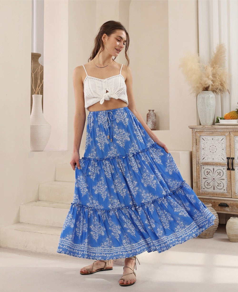 Belle Skirt - Blue