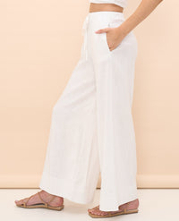 Thumbnail for Patty Linen Pant - White