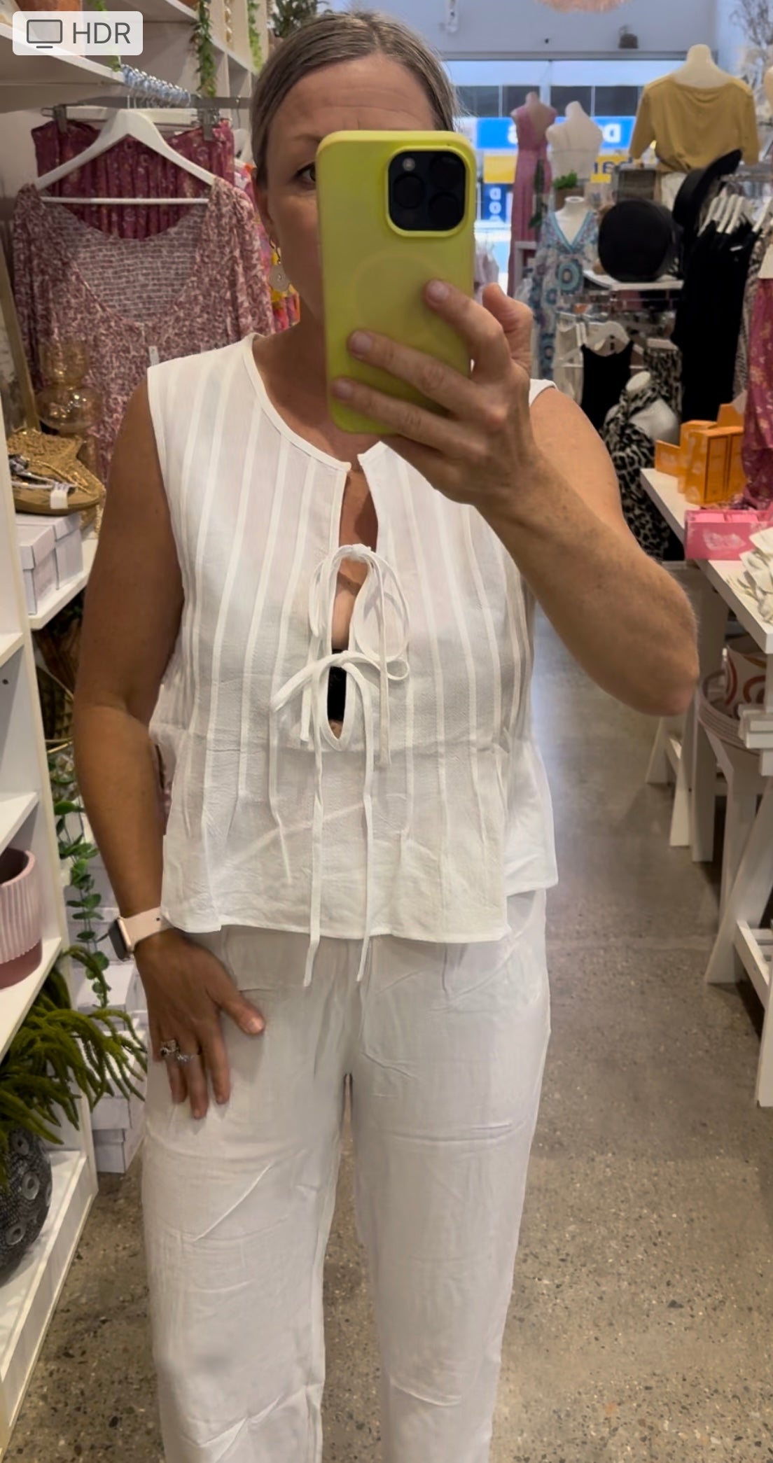 Tabbie Top - White