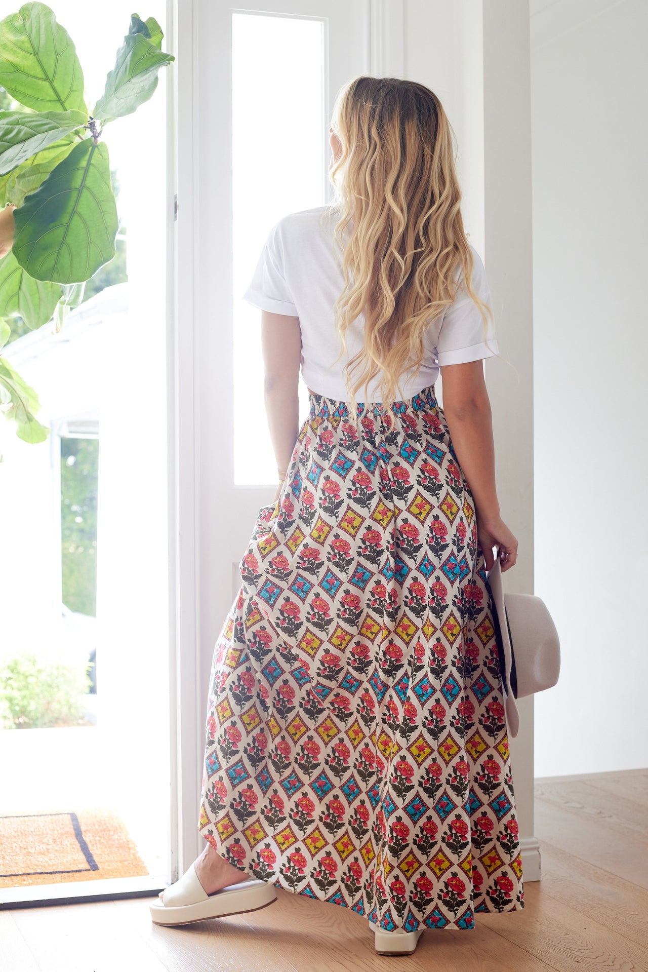 Clara Skirt - Flower Block