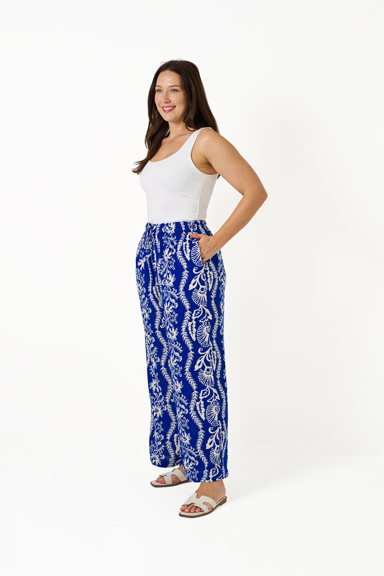 Marina Pant - Blue