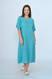 Thumbnail for Cerise Dress - Teal