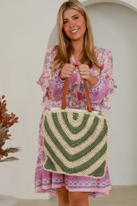 Thumbnail for Bohdi Bag - Olive Stripe