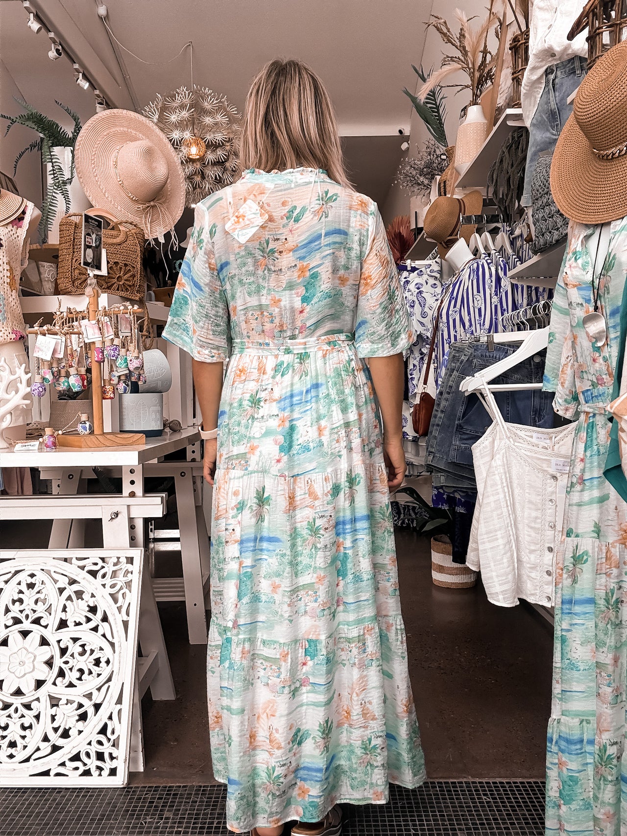 Bahamas Maxi Dress - Pastel