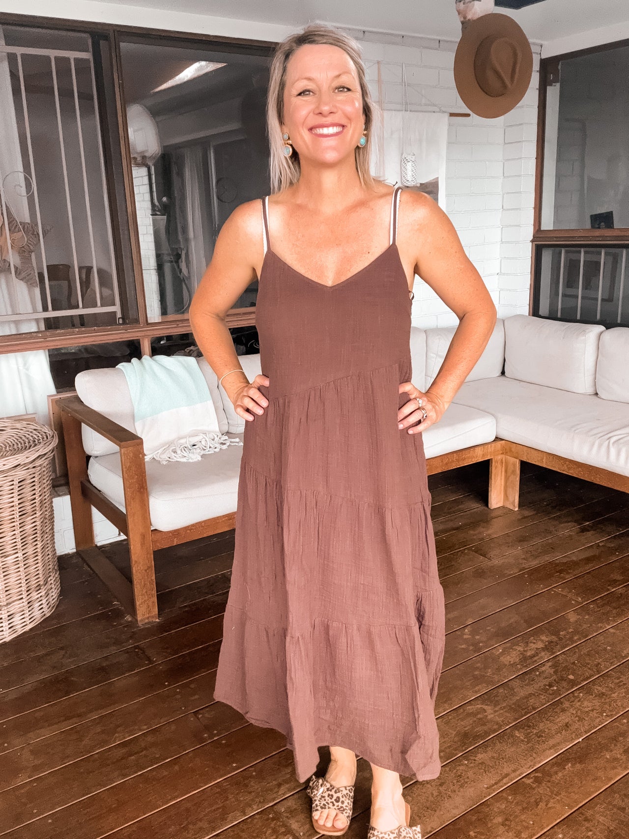 Airlie Maxi Dress - Chocolate