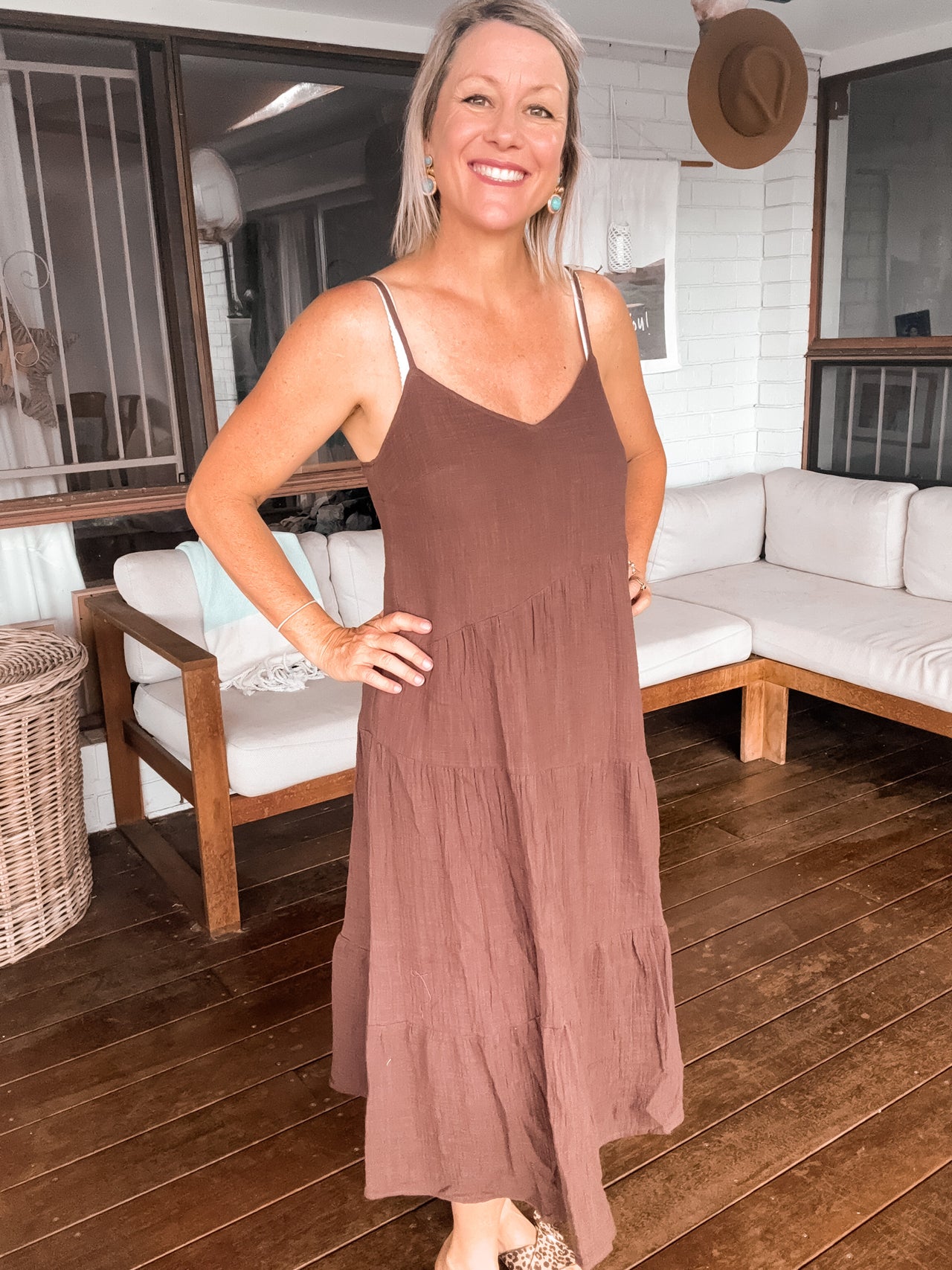 Airlie Maxi Dress - Chocolate