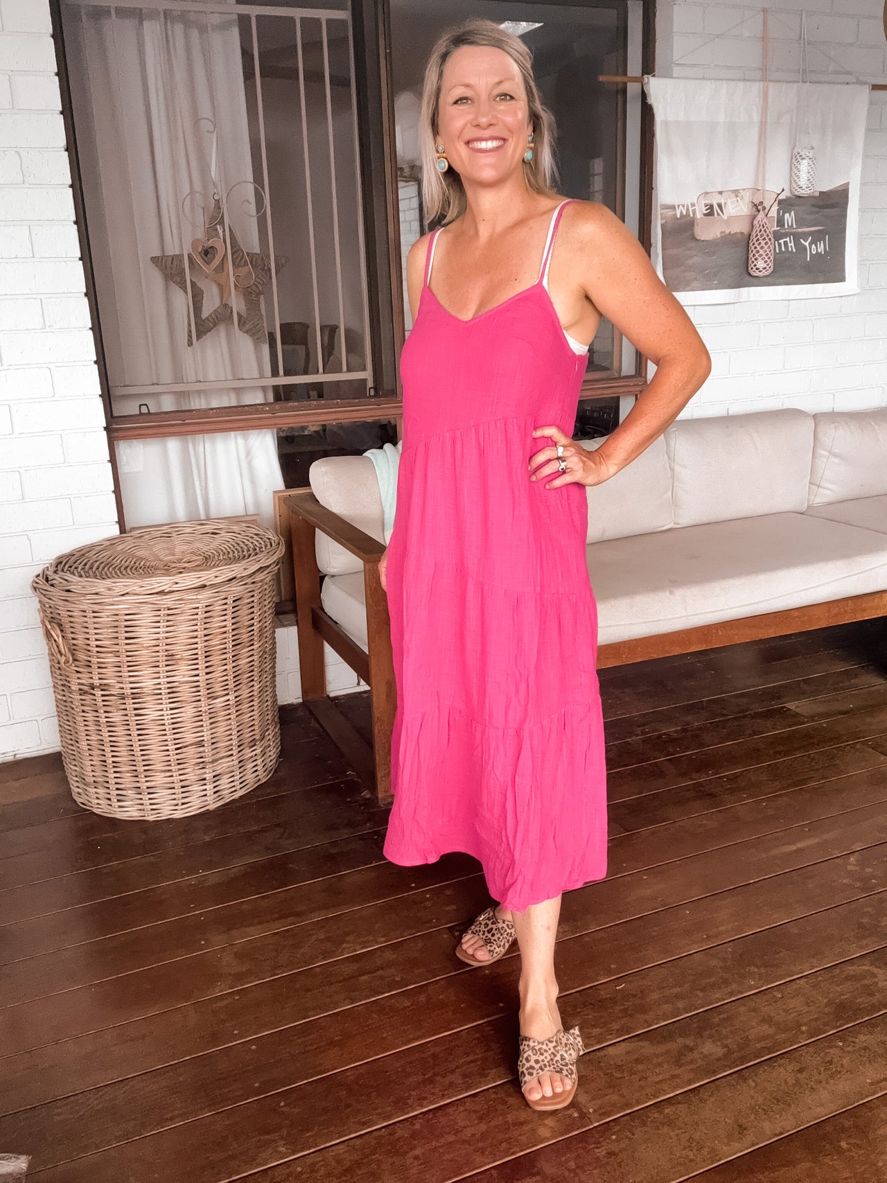 Airlie Maxi Dress - Hot Pink