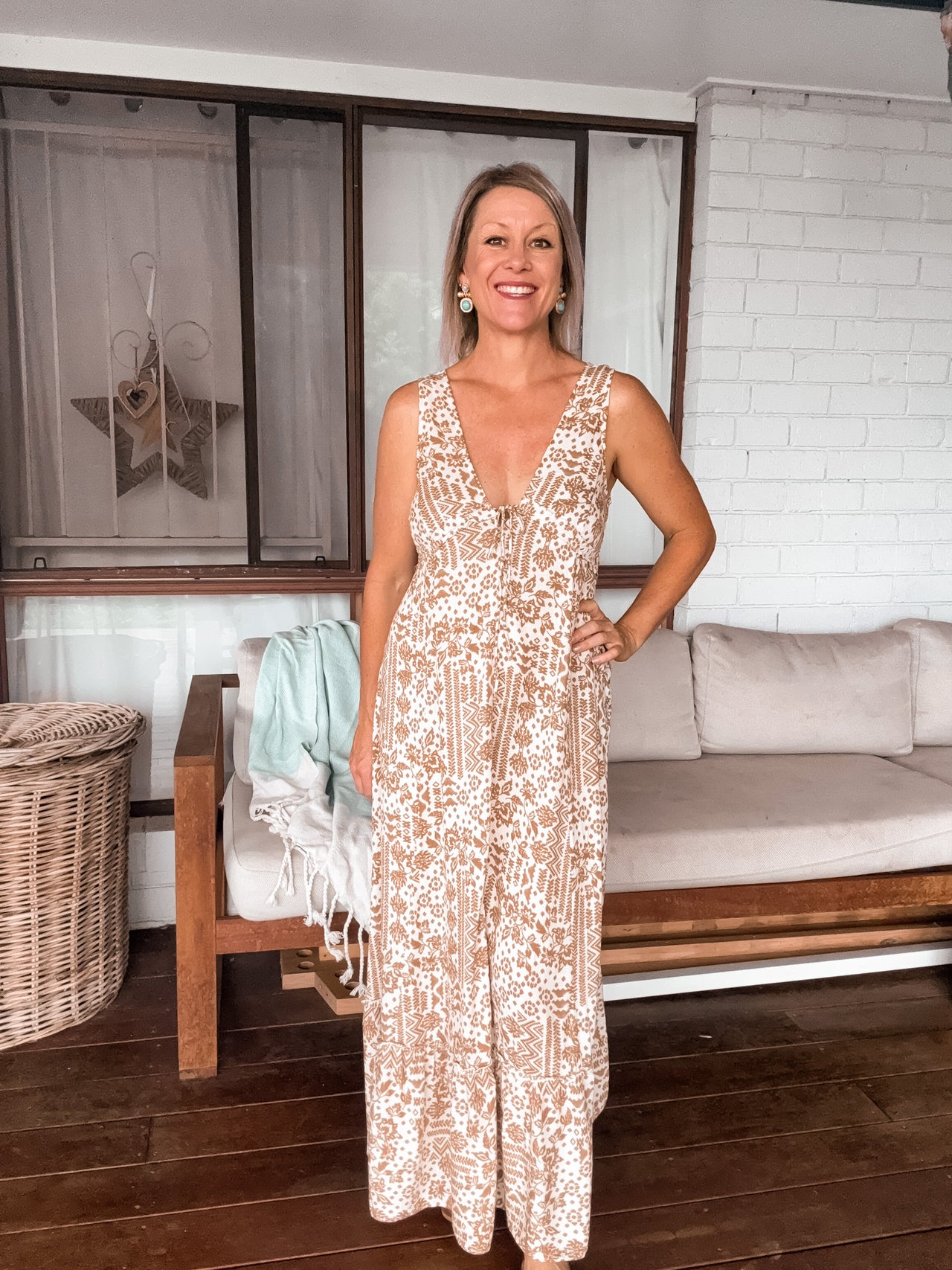 Nola Maxi Dress - Tan