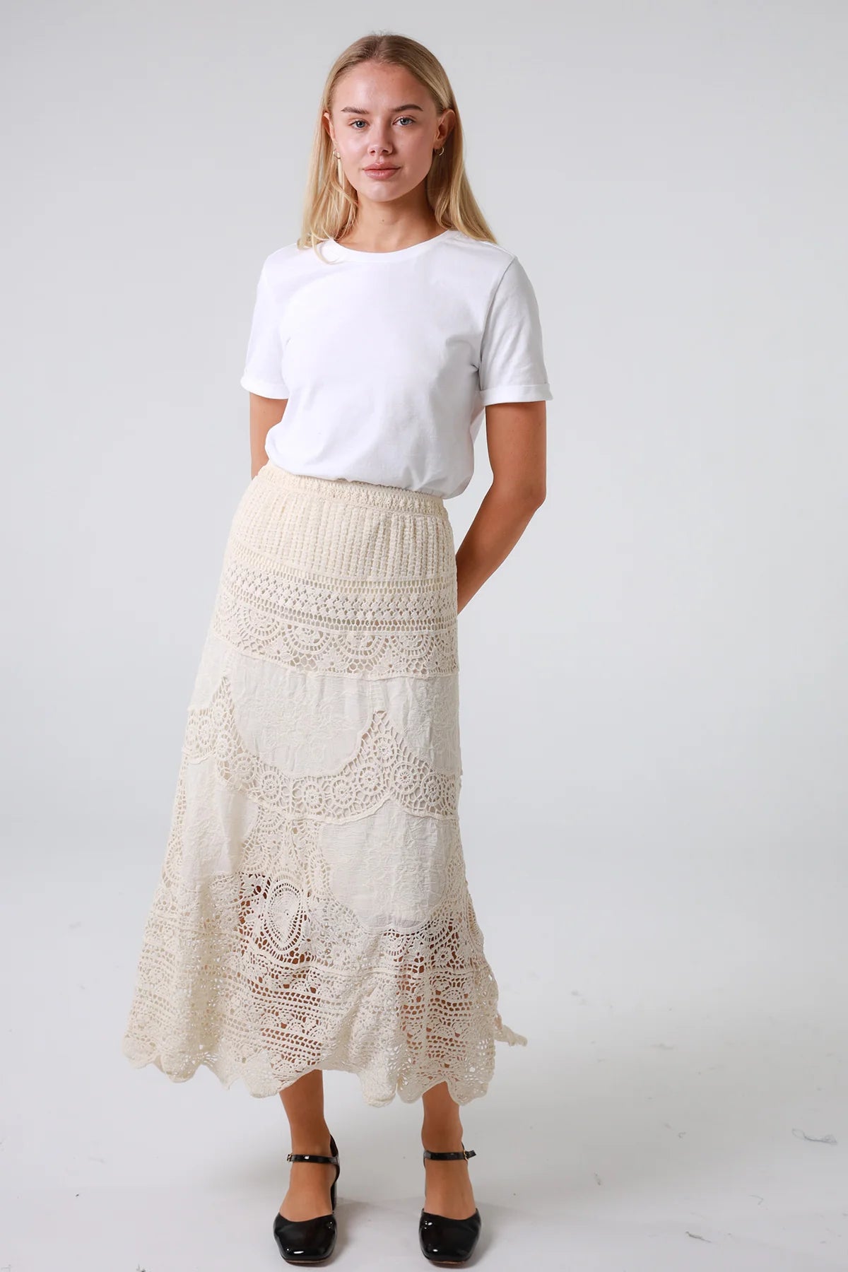 Lulu Maxi Skirt - Natural