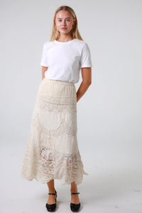 Thumbnail for Lulu Maxi Skirt - Natural