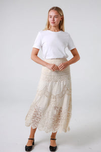 Thumbnail for Lulu Maxi Skirt - Natural