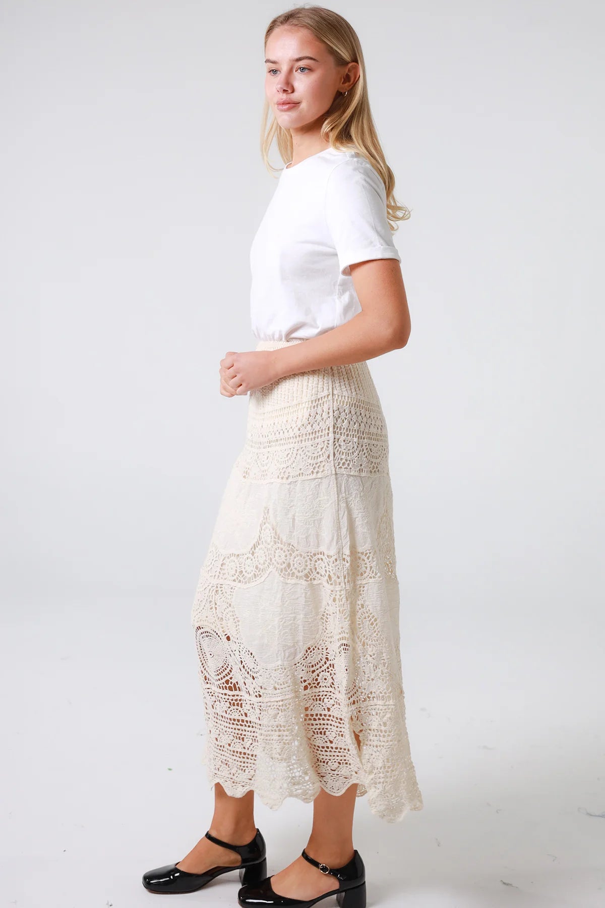 Lulu Maxi Skirt - Natural