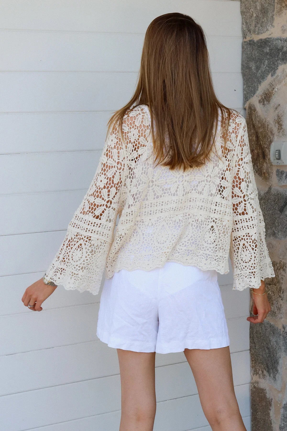 Bobo Crochet Top - Vintage Cream