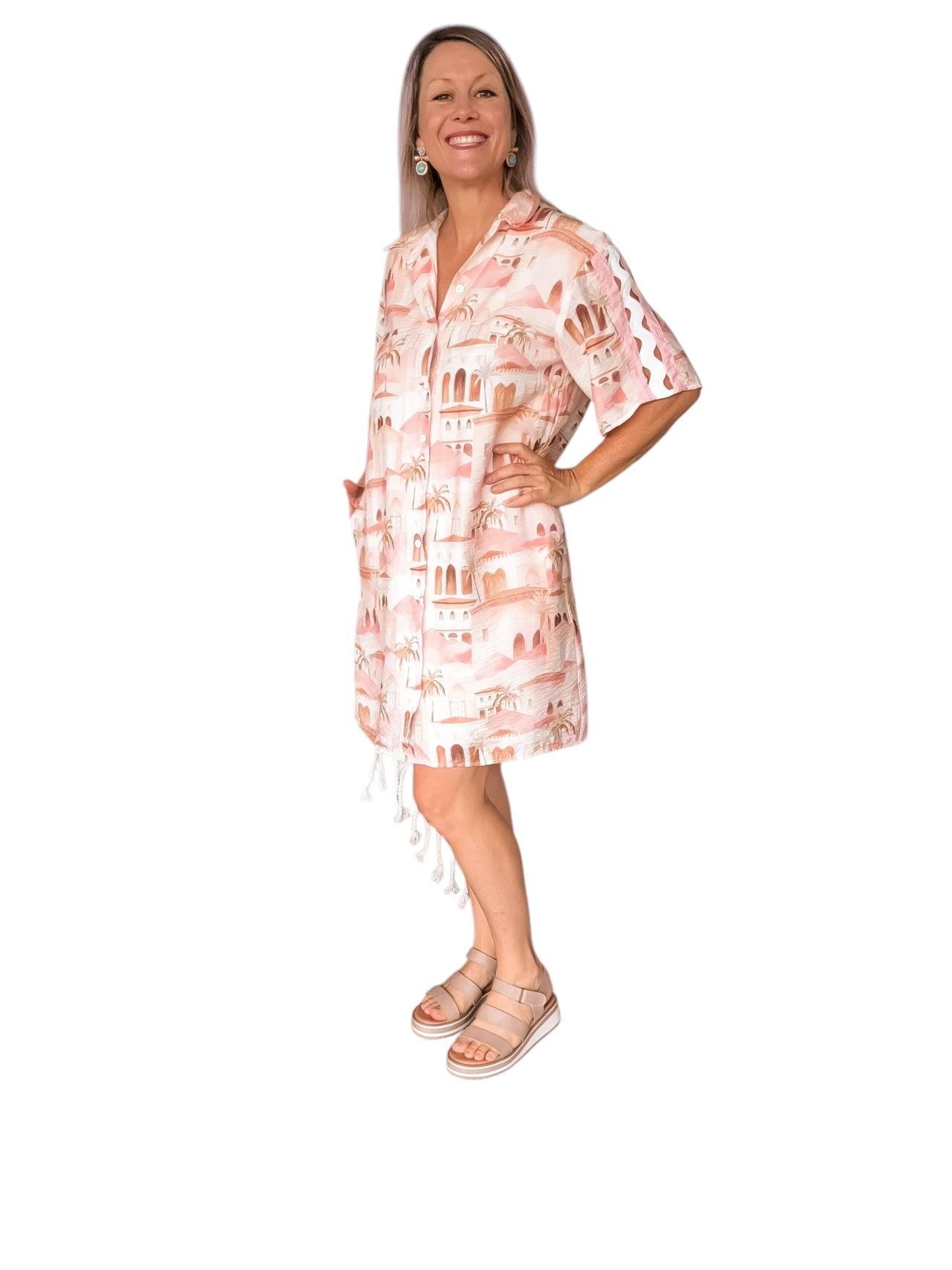 Abel Shirt Dress - Desert