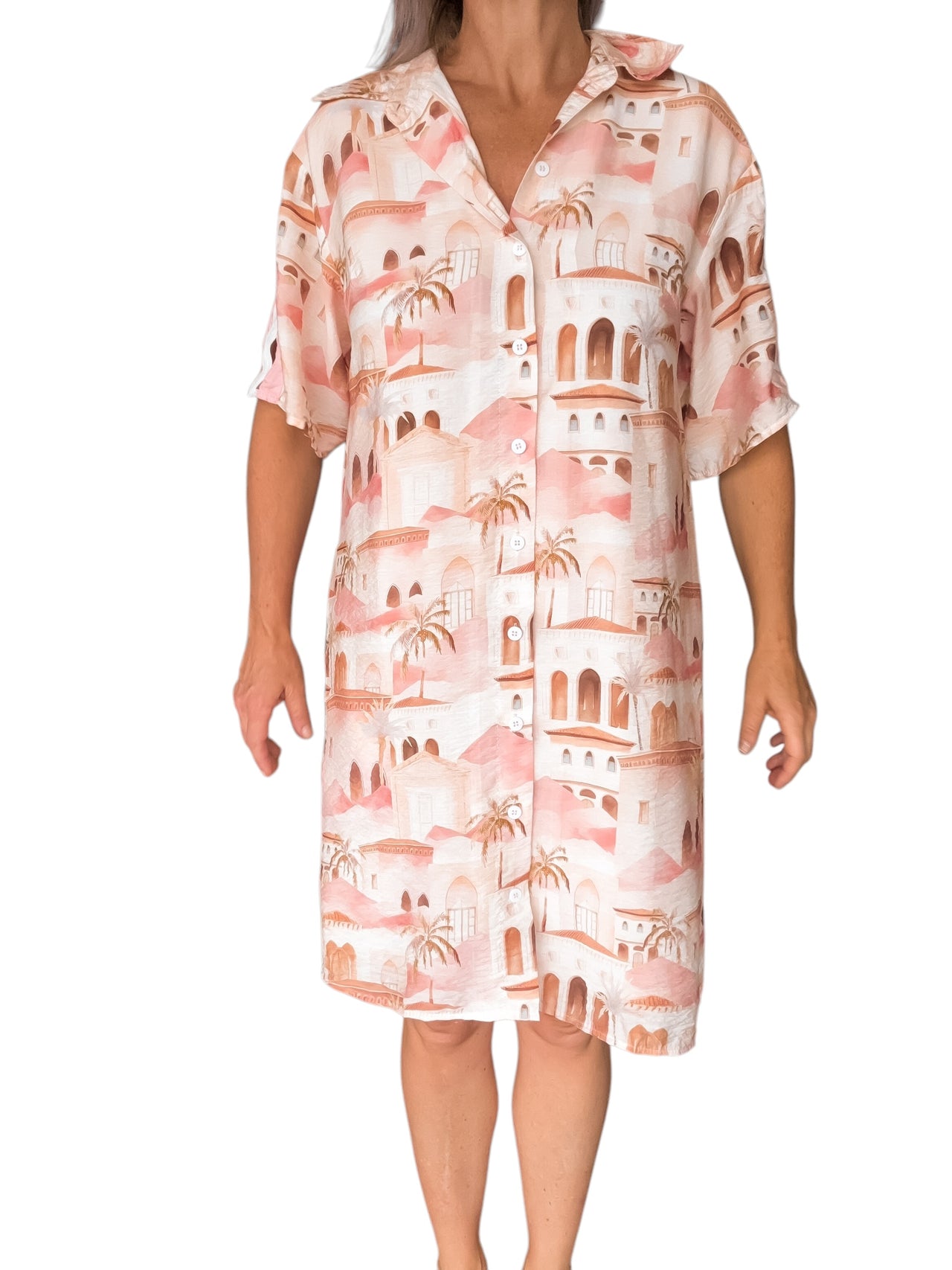 Abel Shirt Dress - Desert