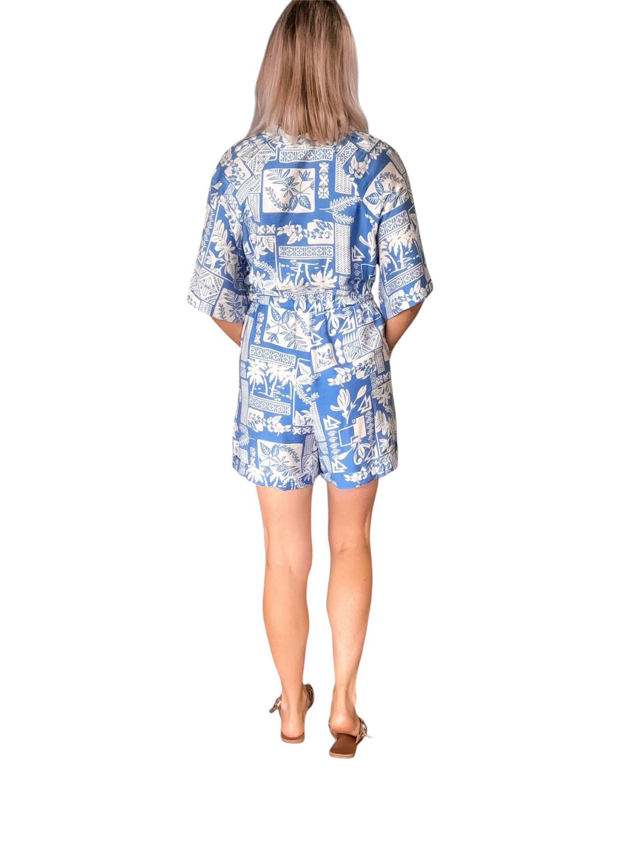 Tatiana Playsuit - Blue