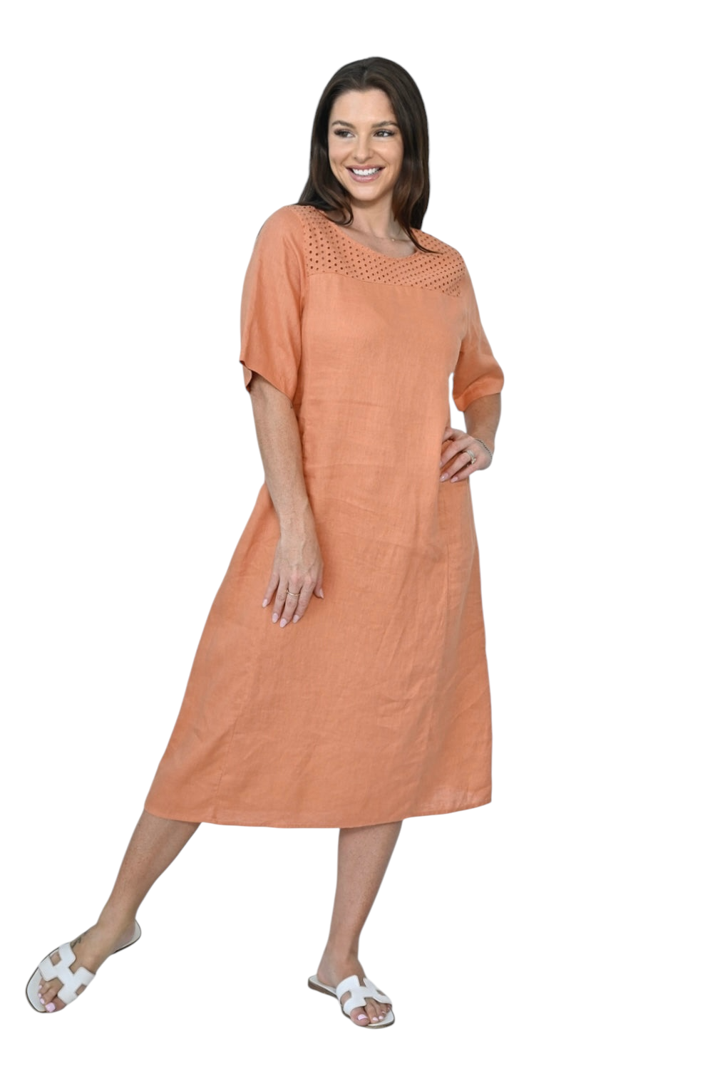 Cerise Dress - Rust