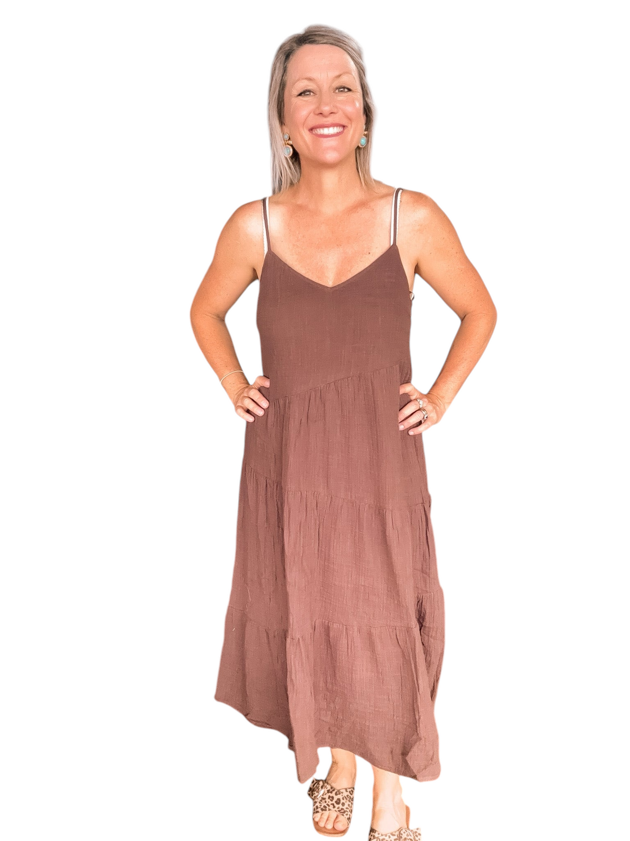 Airlie Maxi Dress - Chocolate