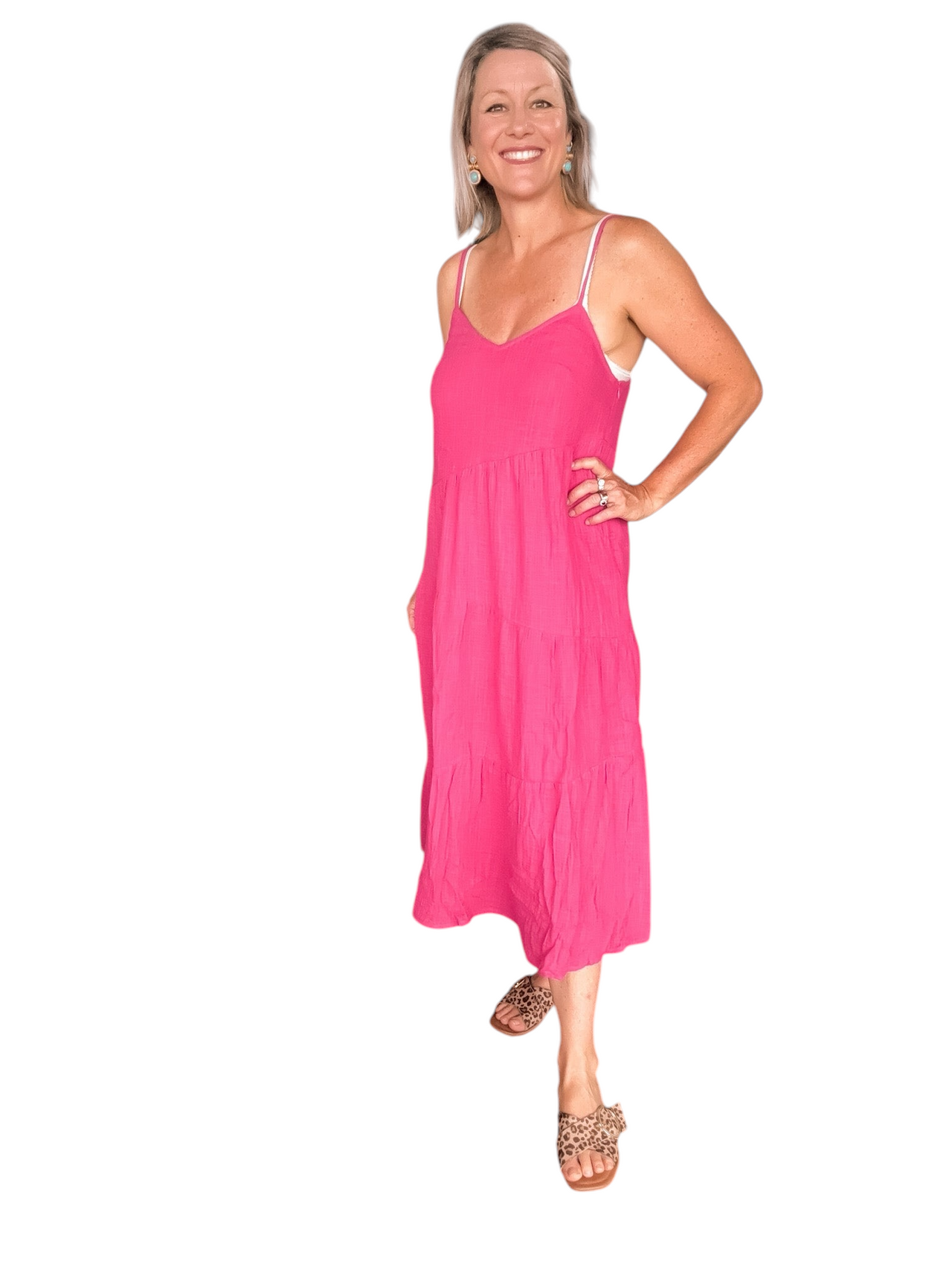 Airlie Maxi Dress - Hot Pink