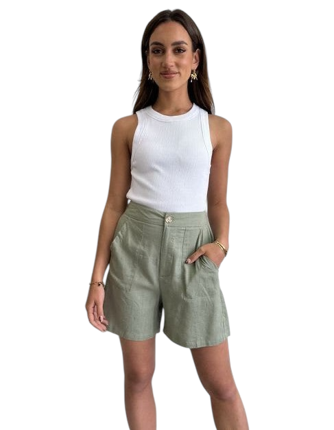 Carlene Shorts - Olive