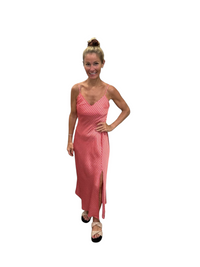 Thumbnail for Sadie Slip Dress - Pink Geo