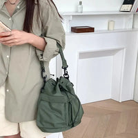 Thumbnail for Louis Bucket Bag - Olive