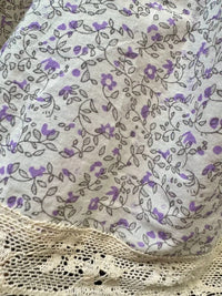 Thumbnail for Carmilla Cotton Crochet Top - Lavender