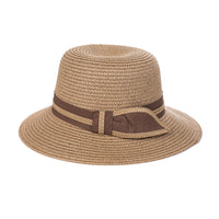 Thumbnail for Sun Hat - Sand Brown Ribbon